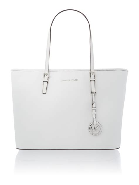 michael kors jet set travel bag white taiwan|Michael Kors designer tote jet set.